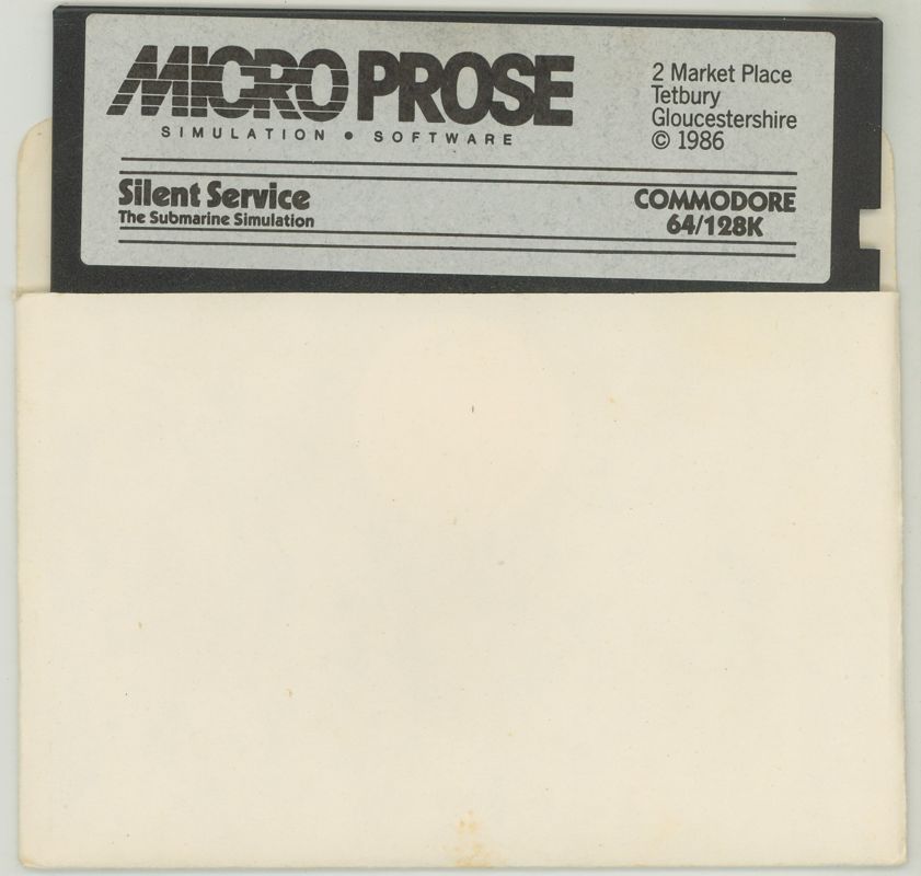 Media for Silent Service (Commodore 64)