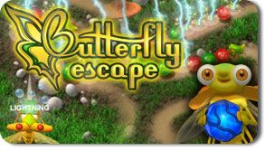 Front Cover for Butterfly Escape (Windows) (Oberon Media release)