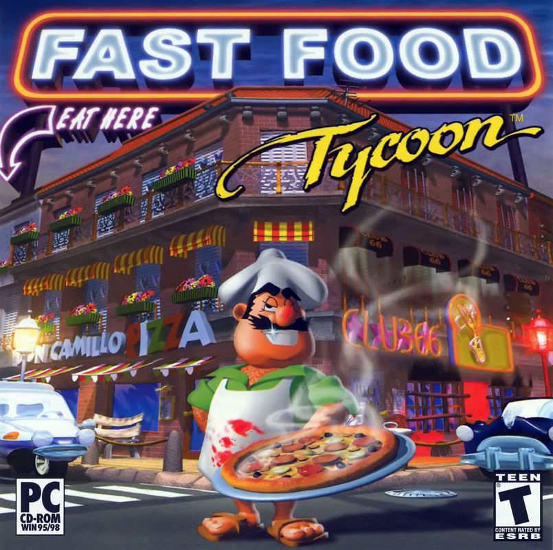 Other for Fast Food Tycoon (Windows): Jewel Case - Front