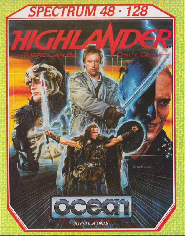 Front Cover for Highlander (ZX Spectrum)