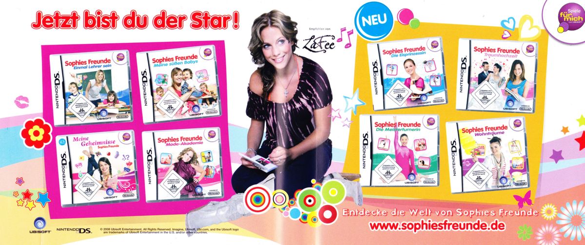Inside Cover for Imagine: Movie Star (Nintendo DS): Full