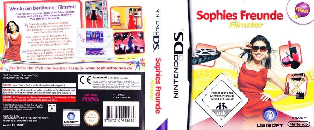 Full Cover for Imagine: Movie Star (Nintendo DS)