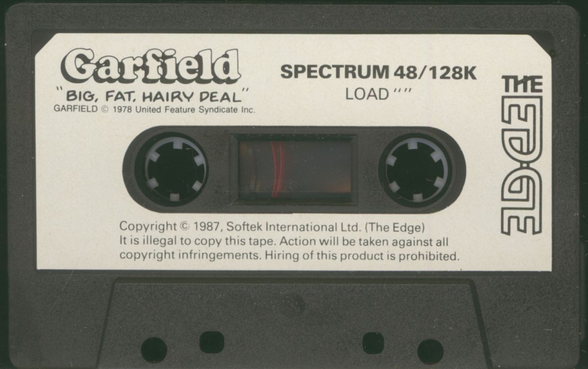 Media for Garfield: Big, Fat, Hairy Deal (ZX Spectrum)