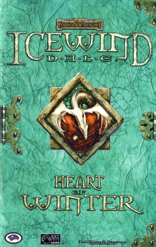 Manual for Icewind Dale: Heart of Winter (Windows): Front