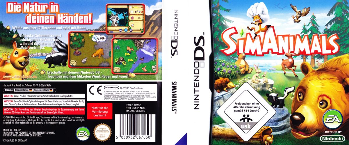 Full Cover for SimAnimals (Nintendo DS)