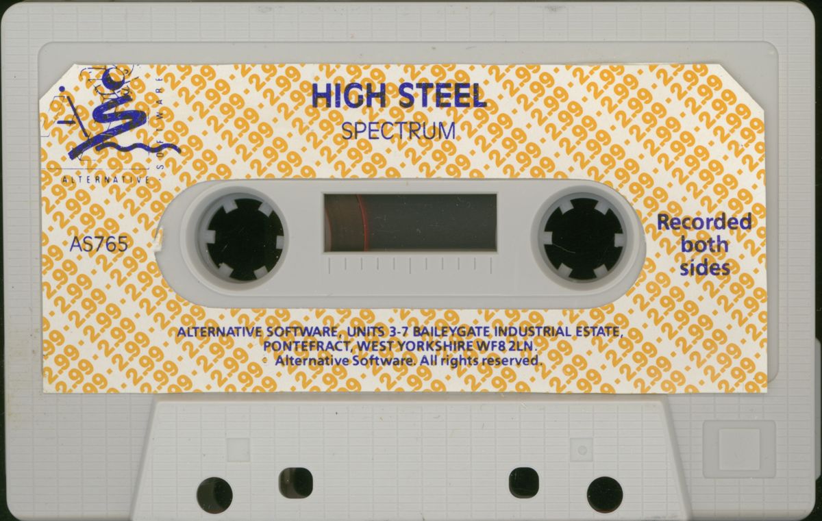 Media for High Steel (ZX Spectrum) (299 Range release)