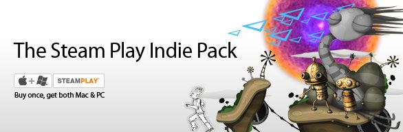 Front Cover for Steam Play Indie Pack (Macintosh and Windows) (Steam release)