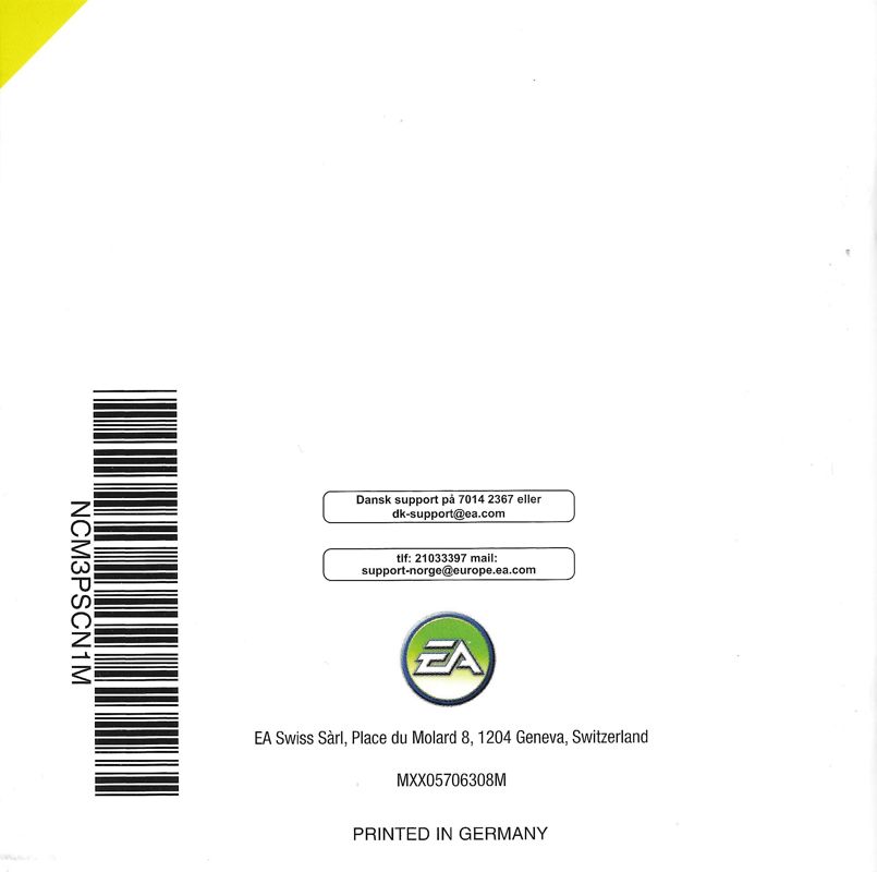 Manual for SimAnimals (Nintendo DS): Back