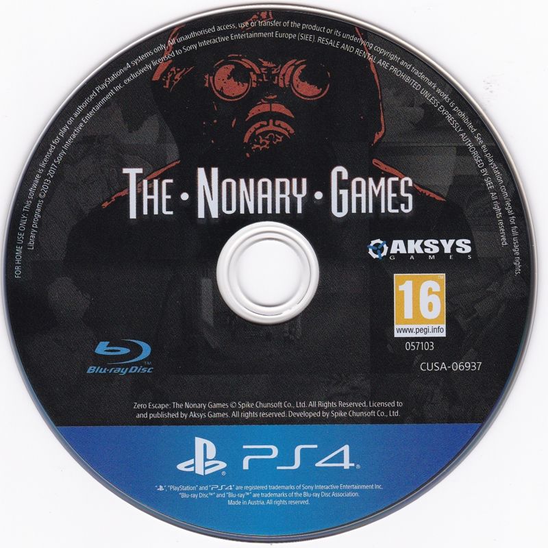 Media for Zero Escape: The Nonary Games (PlayStation 4)