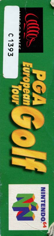 Spine/Sides for PGA European Tour Golf (Nintendo 64): Left