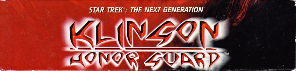 Spine/Sides for Star Trek: The Next Generation - Klingon Honor Guard (Windows): Top