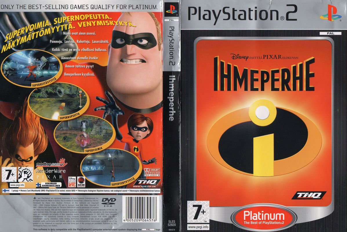 The Incredibles cover or packaging material - MobyGames