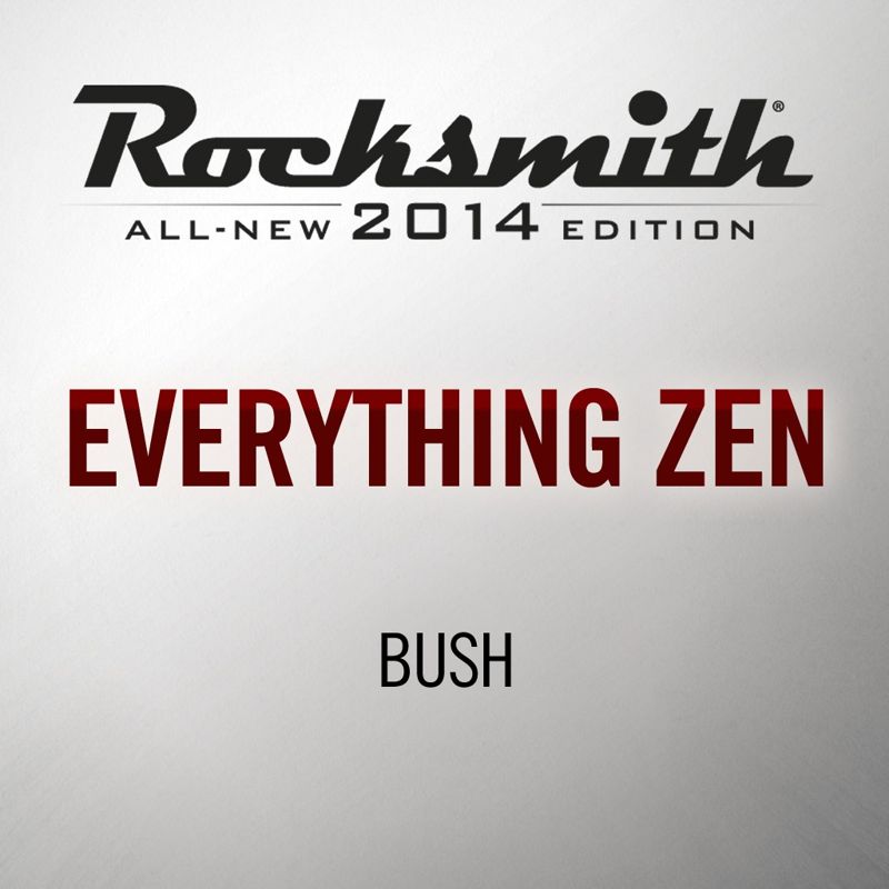 Front Cover for Rocksmith: All-new 2014 Edition - Bush: Everything Zen (PlayStation 3 and PlayStation 4) (download release)