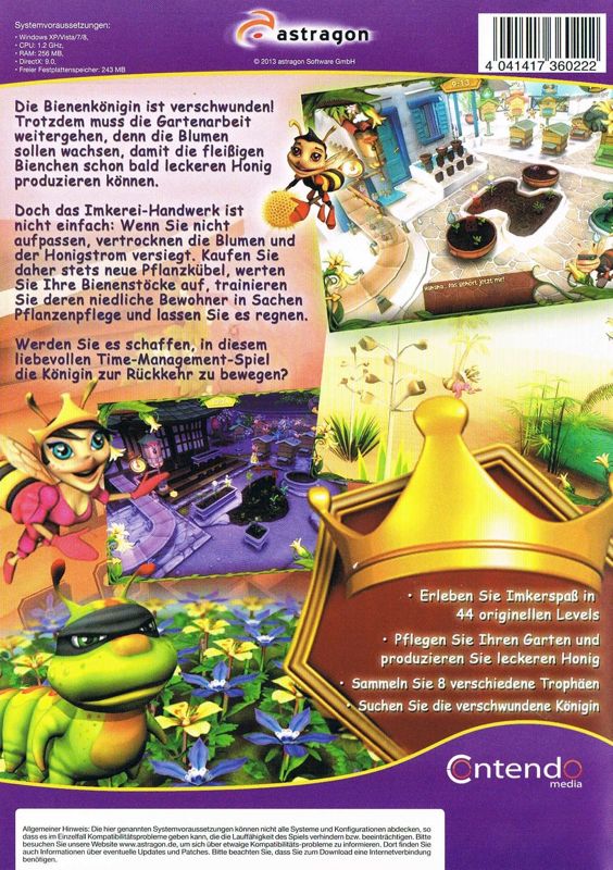 Back Cover for Bee Garden: The Lost Queen (Windows)