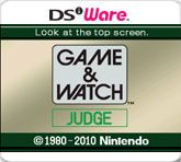 Front Cover for Game & Watch: Judge (Nintendo DSi)