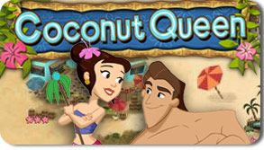 Front Cover for Coconut Queen (Windows) (Oberon Media release)