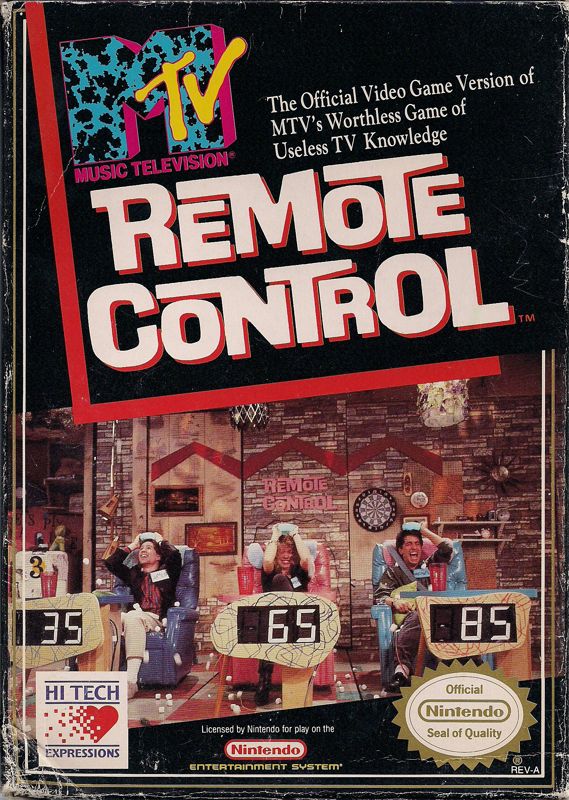 Front Cover for Remote Control (NES)