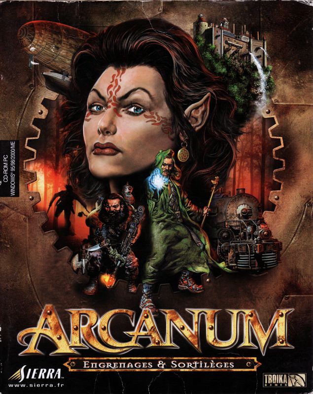 Front Cover for Arcanum: Of Steamworks & Magick Obscura (Windows) (Limited Print with soundtrack)