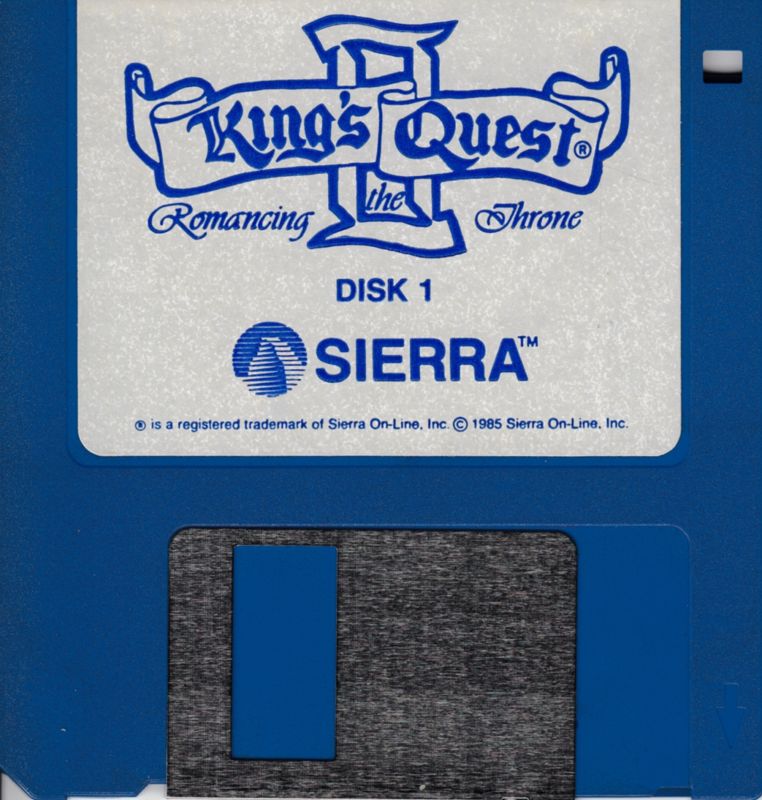 Media for King's Quest II: Romancing the Throne (Amiga) (Alternate Disk design)