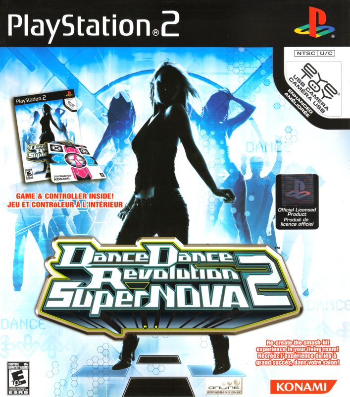 Front Cover for Dance Dance Revolution: SuperNOVA2 (PlayStation 2) (Dance-Mat-Controller Bundle)