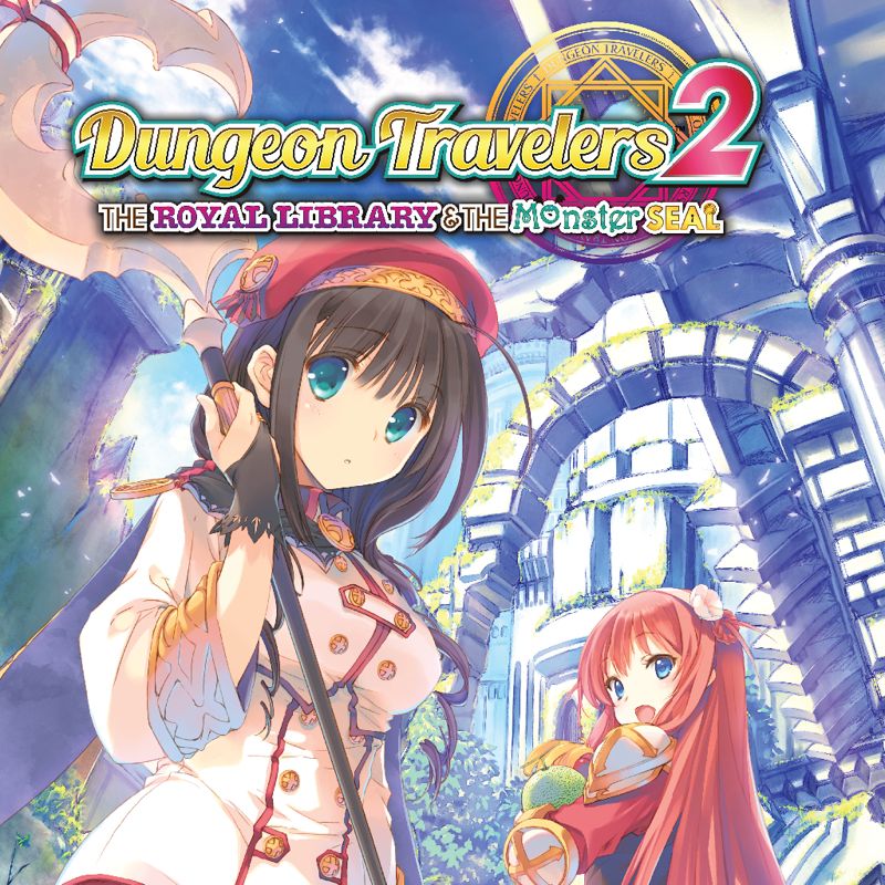 Front Cover for Dungeon Travelers 2: The Royal Library & The Monster Seal (PS Vita) (download release)
