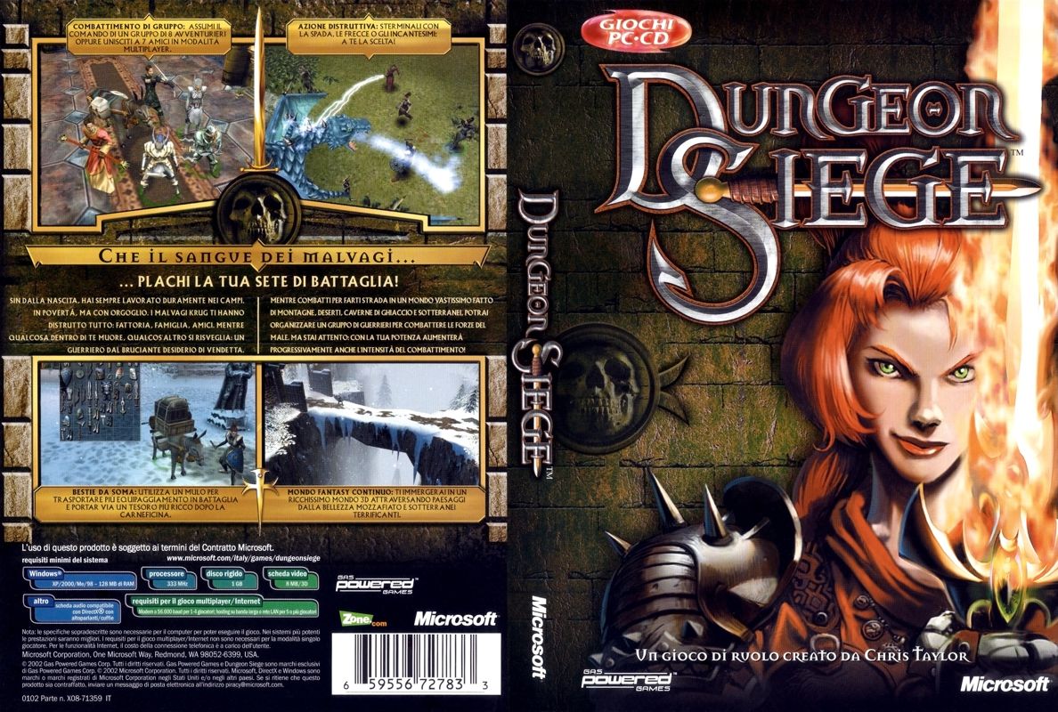 Full Cover for Dungeon Siege (Windows)