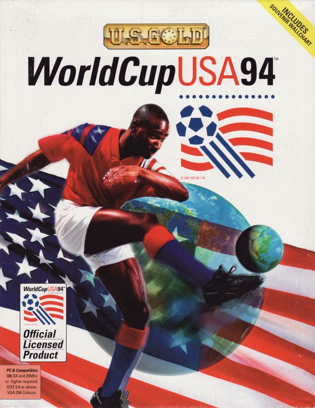 Front Cover for World Cup USA 94 (DOS) (3,5" Floppies Release)