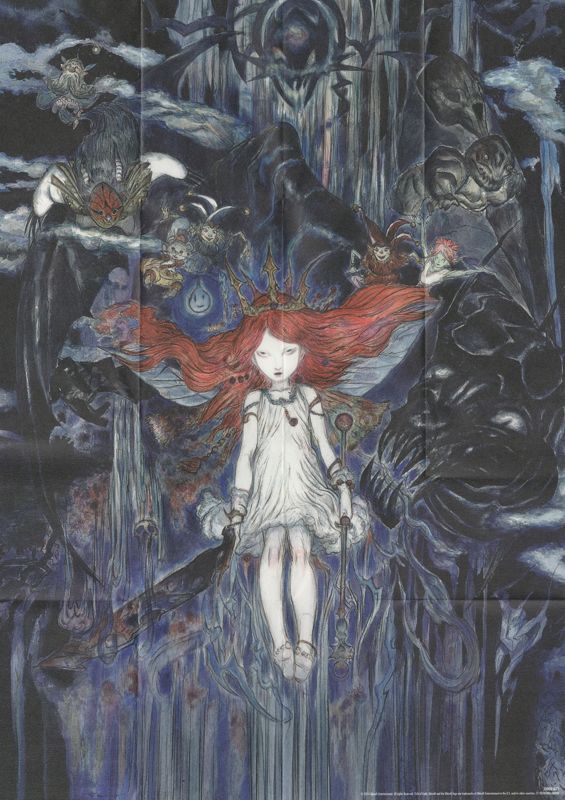 Extras for Child of Light (Deluxe Edition) (PlayStation 3 and PlayStation 4): A2 poster by Yoshitaka Amano