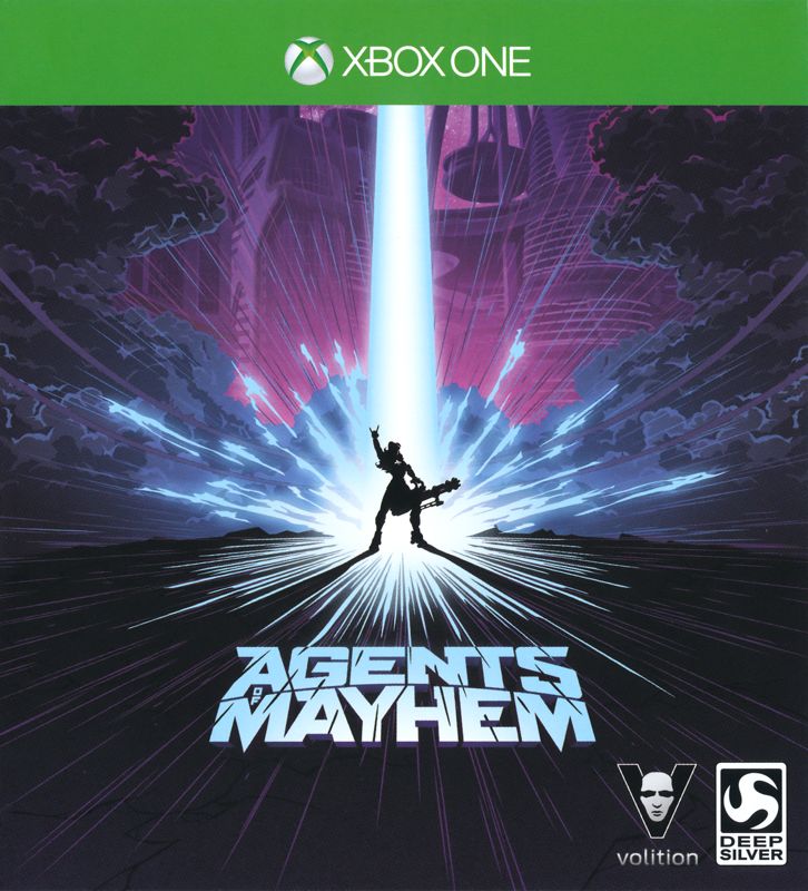 Manual for Agents of Mayhem: Day One Edition (Xbox One): Front
