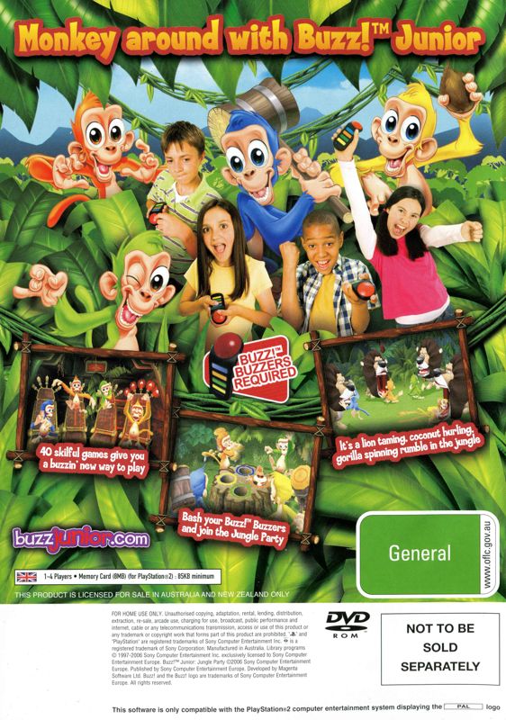 Buzz! Junior Jungle Party - PlayStation 2