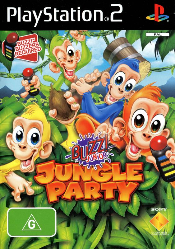 Front Cover for Buzz! Junior: Jungle Party (PlayStation 2)