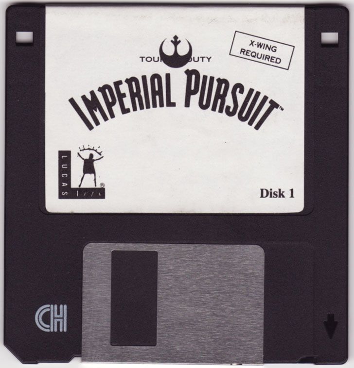 Media for Star Wars: X-Wing - Imperial Pursuit (DOS) (Manual in French, game in English)