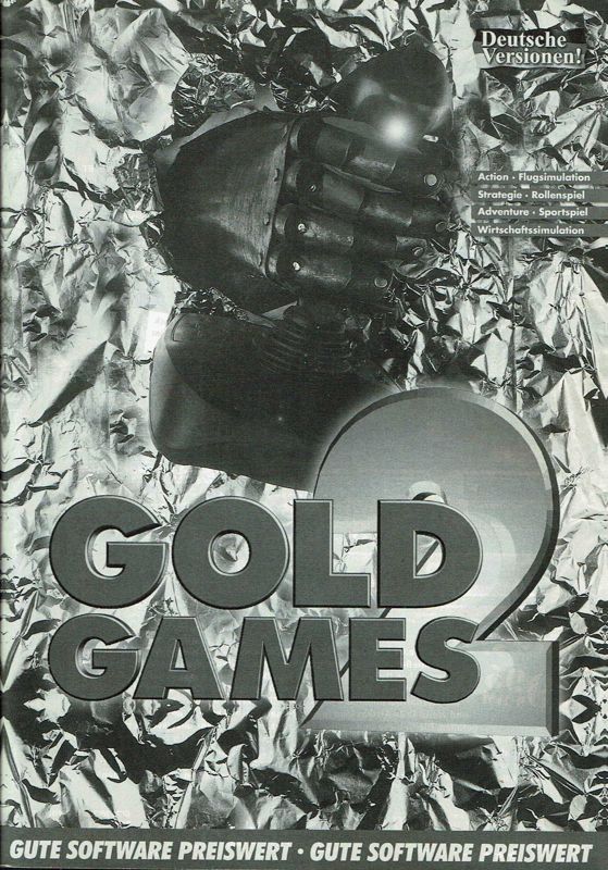 Manual for Gold Games 2 (DOS and Windows): Front