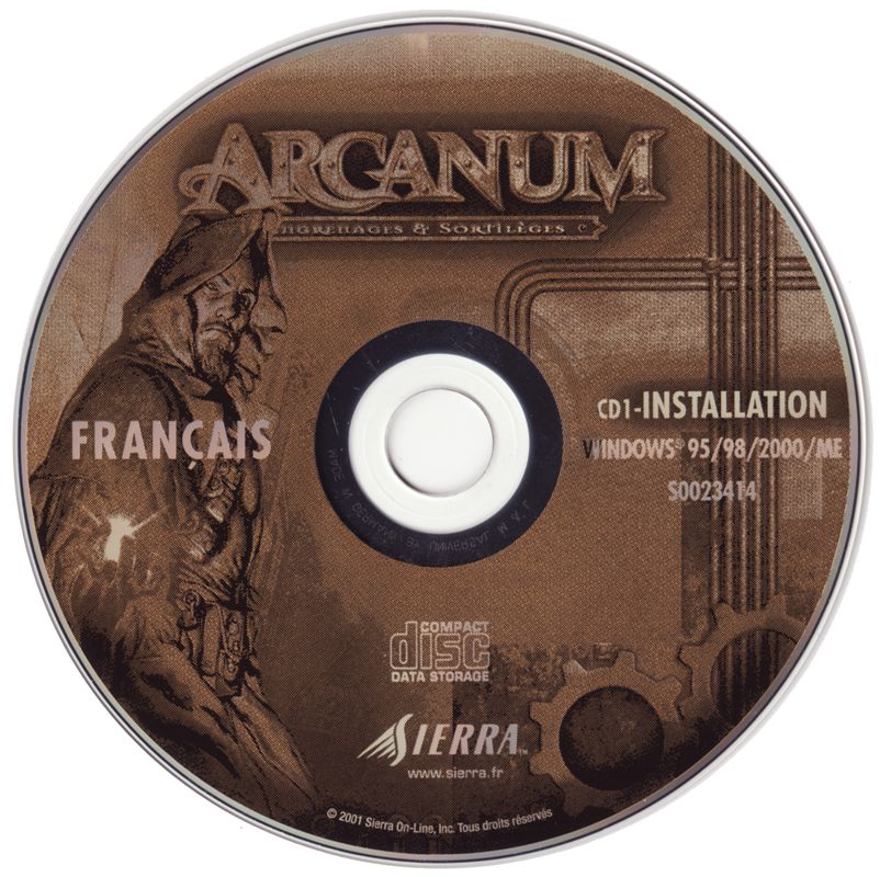 Media for Arcanum: Of Steamworks & Magick Obscura (Windows) (Limited Print with soundtrack): Disc 1 - Install
