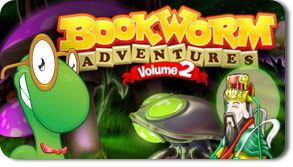 Front Cover for Bookworm Adventures Volume 2 (Windows) (Oberon Media release)