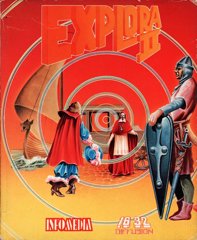 Front Cover for Chrono Quest II (DOS) (monochrome CGA version)