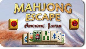 Front Cover for Mahjong Escape: Ancient Japan (Windows) (Oberon Media release)