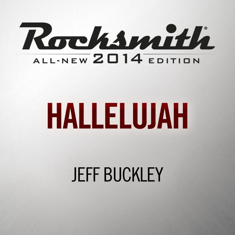 Front Cover for Rocksmith: All-new 2014 Edition - Jeff Buckley: Hallelujah (PlayStation 3 and PlayStation 4) (download release)
