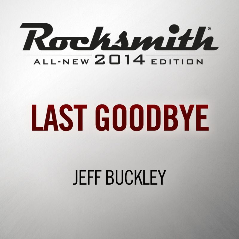 Front Cover for Rocksmith: All-new 2014 Edition - Jeff Buckley: Last Goodbye (PlayStation 3 and PlayStation 4) (download release)