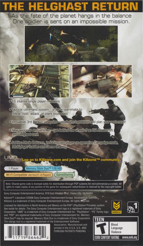 Killzone cover or packaging material - MobyGames