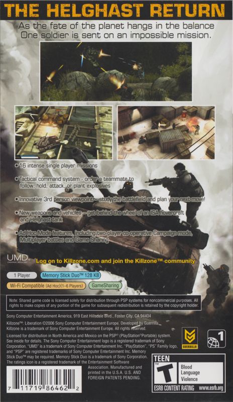 Killzone 2 cover or packaging material - MobyGames