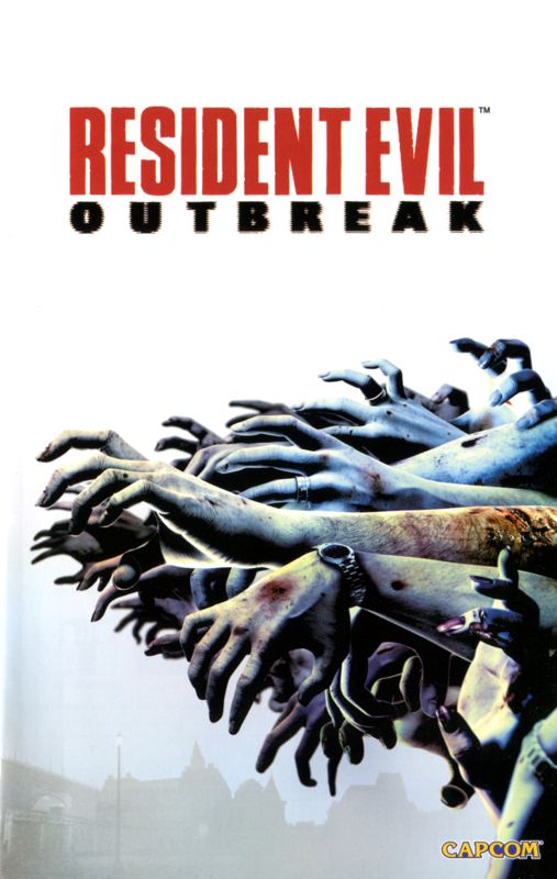 Manual for Resident Evil: Outbreak (PlayStation 2): Front