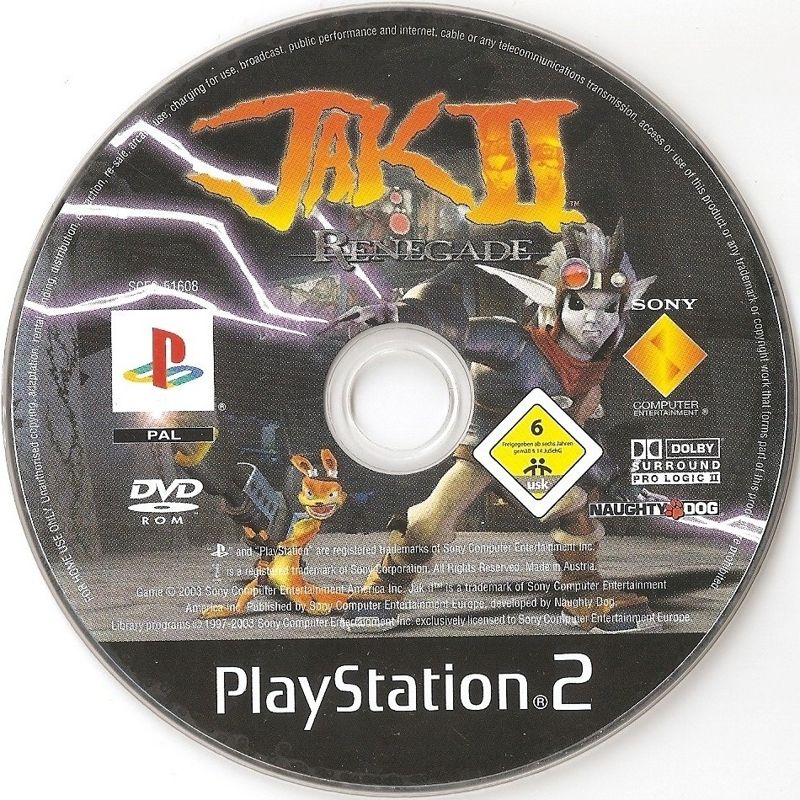Media for Jak II (PlayStation 2)