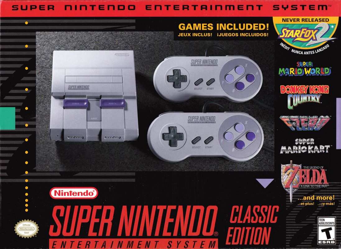 Front Cover for Super Nintendo Entertainment System: Super NES Classic Edition (Dedicated console)