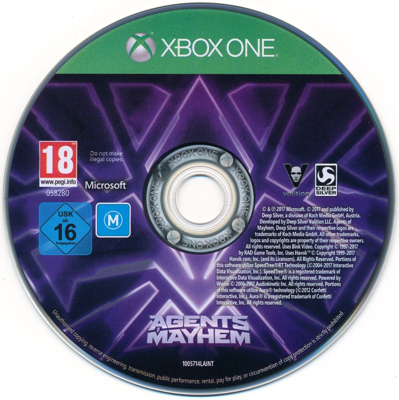 Media for Agents of Mayhem: Day One Edition (Xbox One)