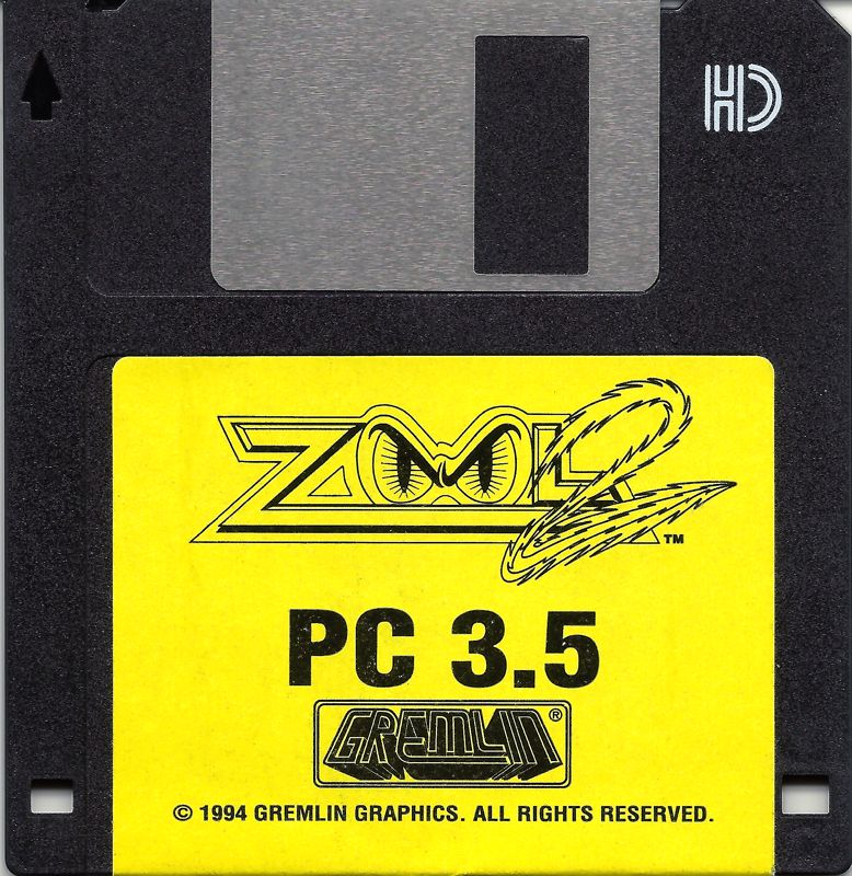 Media for Zool 2 (DOS) (3.5'' floppy disk release)
