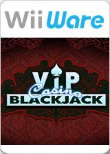 Front Cover for VIP Casino: Blackjack (Wii) (download release)