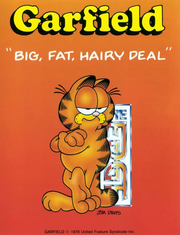 Front Cover for Garfield: Big, Fat, Hairy Deal (Commodore 64)