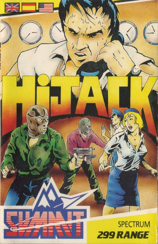 Front Cover for Hijack (ZX Spectrum) (Summit release)