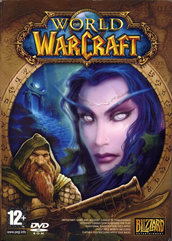 Front Cover for World of WarCraft (Macintosh and Windows) (European DVD Version)